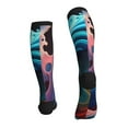 thumbnail image 2 of Bixox Vibrant Fluid Motion Art Print Compression Socks,Compression Socks Women & Men Circulation for Medical,Running,Athletic, 2 of 7
