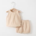 thumbnail image 4 of Birdeem Ensemble de Pyjama Bébé Été Respirant Col Rond en Coton Complet Shorts, 4 of 12