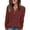 Brown&19#0525L, variant on Women's Sweater Ribbed Knit Basic Henley Long Sleeve Shirts for Women Lightweight Soft Fall Winter Warm Trendy Women Tunic Tops Khaki M