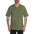 thumbnail image 1 of North Hudson Men's Classic Fit V-Neck Jersey T-Shirt, 1 of 1
