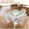 thumbnail image 2 of Chinoiserie Mountain Landscape Mahjong Tablecloth 55" x 55" Tablecloth , Table Cloth and Table Covers, Stain Resistance Polyester Table Cover for Kit, 2 of 6