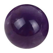 Natural Quartz Crystal Healing Gemstone (Amethyst Ball 2 cm)