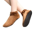 thumbnail image 1 of Chaussettes Thermiques Doublées Léopard pour Femmes Hiver Confort Intérieur, 1 of 2