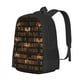 thumbnail image 1 of Fotbe Bookshelves Mochila para Hombre y Mujer - Tela Oxford 600D Resistente - Mochila Impermeable de Gran Capacidad para Escuela, Viajes y Senderismo, 1 of 6