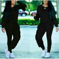 thumbnail image 2 of Akmipoem Pullover Sweatshirts for Women 2 Piece Ruffle Pants Jogger Scrubs Sets Sweatsuit Tracksuit, 2 of 6