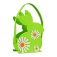 thumbnail image 1 of Cesta de Pascua vacía, regalo de Pascua portátil, recuerdo de fiesta, festival, niño pequeño, bebé, Verde, 1 of 9