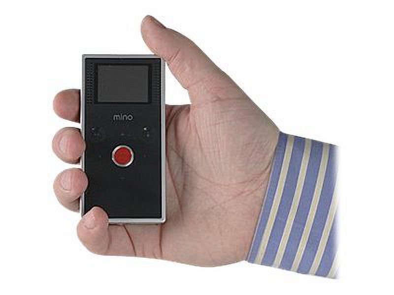 Flip Video Mino F360 - Camcorder - 0.31 MP - flash 2 GB - internal flash memory - black - image 5 of 5