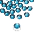 thumbnail image 2 of Uxcell Hotfix Rhinestones Flatback Crystal Glass Gems for Crafts Clothes DIY Decoration 288Pcs Pale Blue, 2 of 5