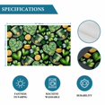 thumbnail image 6 of St. Patrick's Day Placemats Set of 6, Spring Shamrocks Green Love Hats Plants Black Placemats for Dining Table, Place Mats for Kitchen Tabletop, Waterproof Wipeable Dining Table Mats Set, 6 of 9