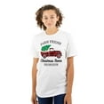 thumbnail image 3 of Farm Fresh Christmas Tree Plaid Truck Graphic T Shirt Men or Women Brisco Brands S, 3 of 6