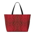 thumbnail image 2 of Disketp Vintage Burgundy Bolsa de Playa de Gran Capacidad, Bolso Impermeable y a Prueba de Arena para Mujer, Ideal para Playa, Piscina y Natación, 2 of 7