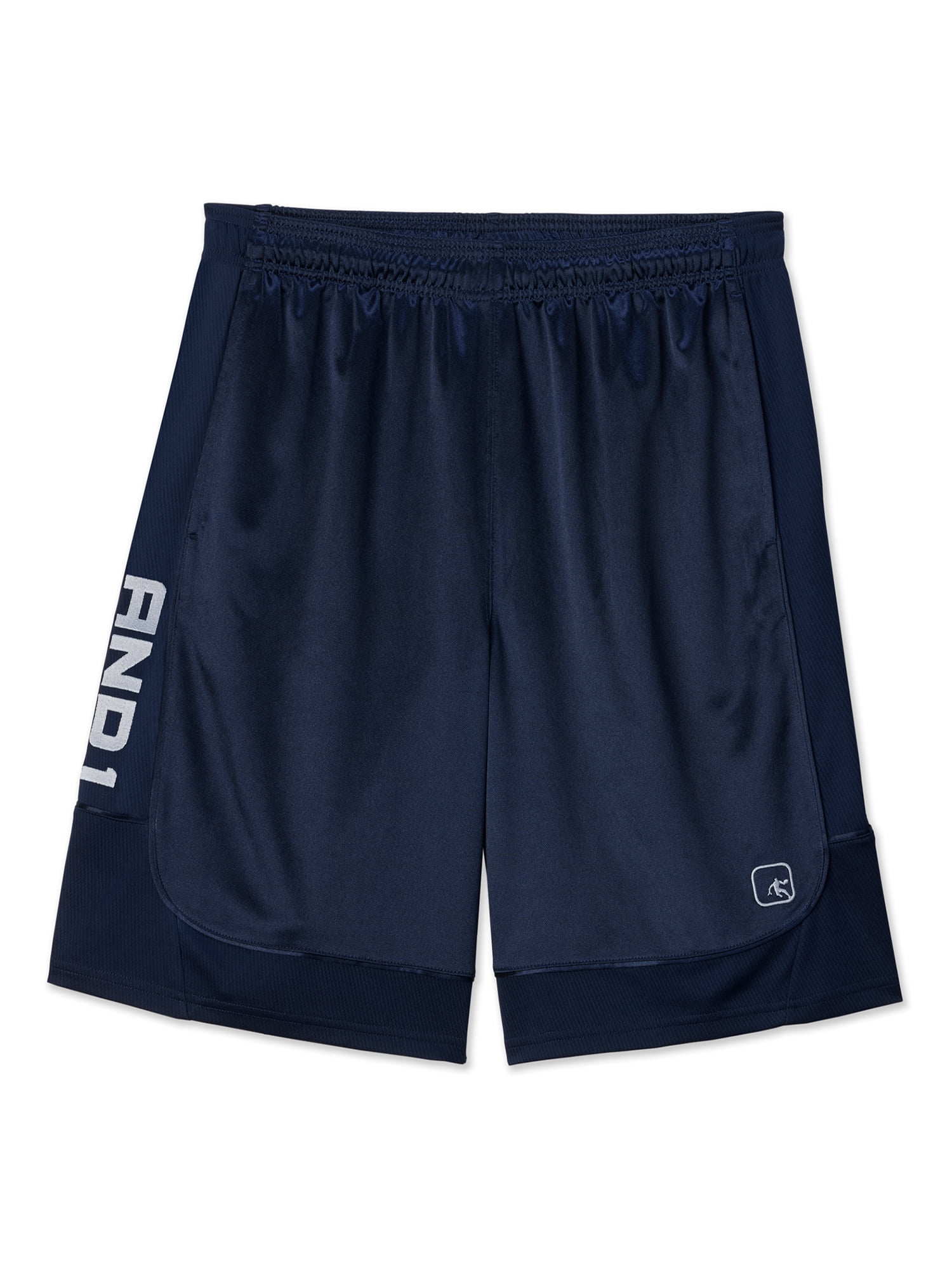 AND1 Men's and Big Men's All Court Short, 11" inseam, up to Size 5XL