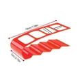 thumbnail image 3 of Jygee Remote Control Storage Box Plastic Stand Organizer Table Desk Remote Holder Red, 3 of 8