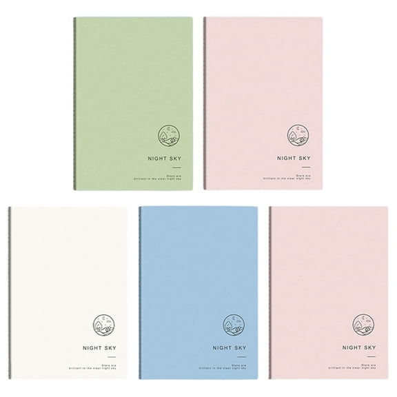 A5 Sewn Notebook, Lined Journal Notebook, Softcover A5 Notebook, Smooth Paper Stitched Binding Notebook, for Office, Business, Travel, Journaling, Memo, and Note Taking, 8'' x 5.5'',B