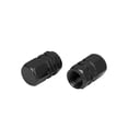 thumbnail image 4 of Unique Bargains 8pcs Tire Stem Valve Caps Wheel Valve Covers Car Motorcycle Dustproof Hexagon Shape Aluminium Alloy Tire Cap Black, 4 of 5