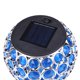 thumbnail image 4 of Luces De Patio Lámpara de jardín impermeable al aire libre con luz de bola colgante hueca LED solar (azul) Likrtyny Para estrenar, 4 of 5