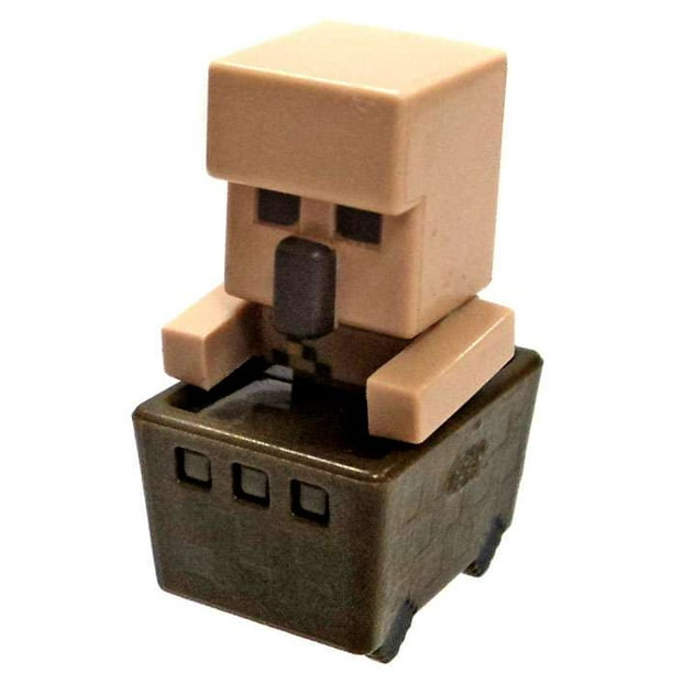  Minecraft Minecart Iron Golem in Cart Mini Figure 