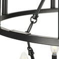 thumbnail image 6 of Gilliam Collection Nine-Light Matte Black New Traditional Chandelier, 6 of 10