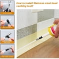 thumbnail image 4 of Transform Your Caulking Experience With Our Multi-Functional Tool Kit, Stainless Steel Head for Precision, Wide Application Ensures Versatility in Every Room (35Pcs), 4 of 5