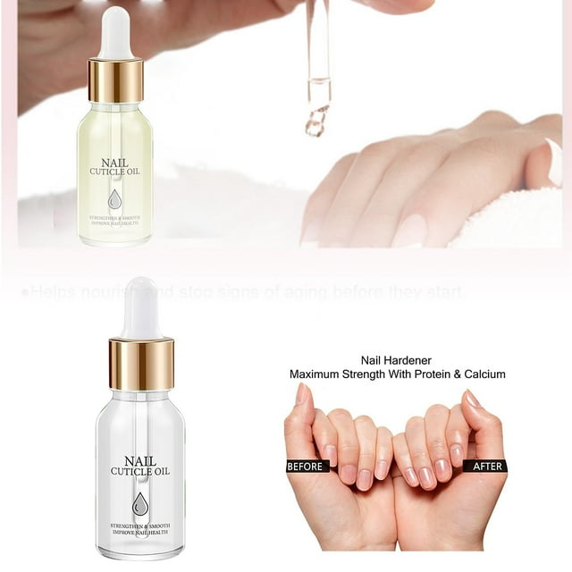 Aceite para el cuidado de las uñas, suavizante hidratante para cutículas y piel muerta, cuidado de las uñas y bordes de las manos, 15 ml