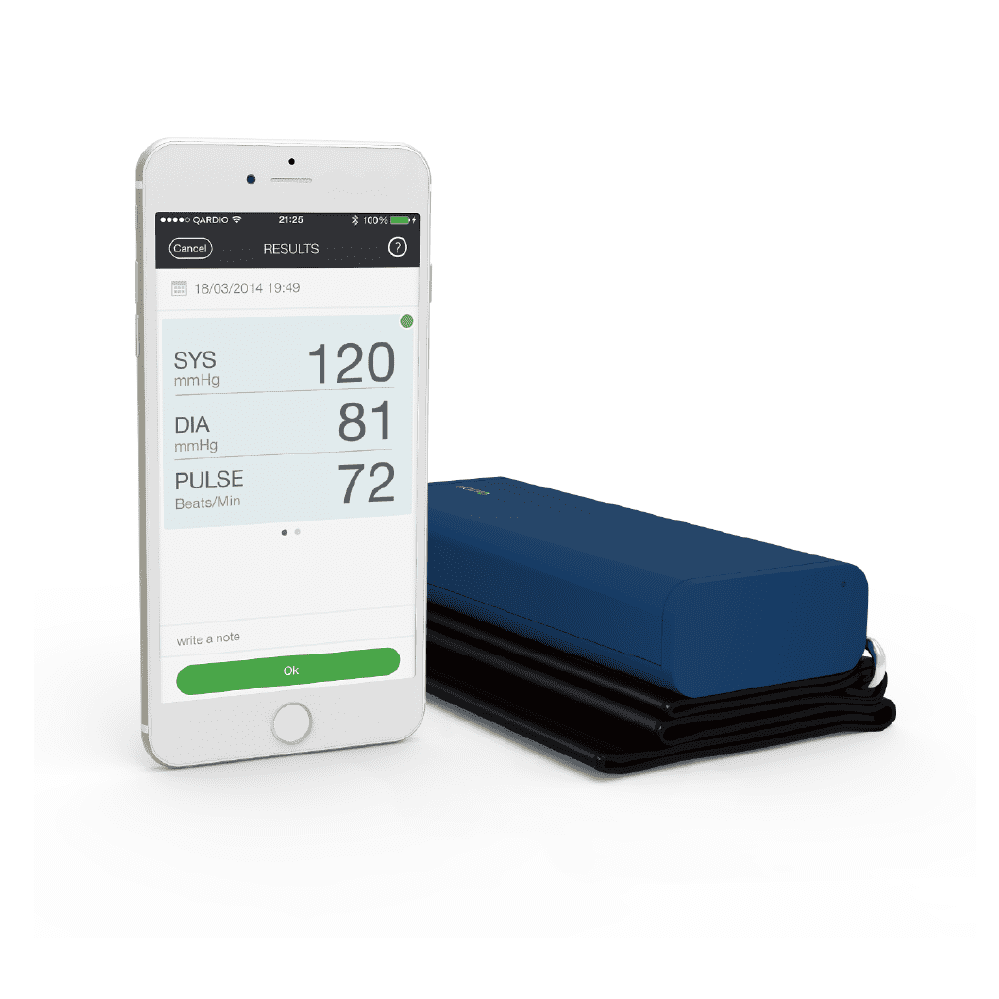 QardioArm Wireless Blood Pressure Monitor Midnight Blue