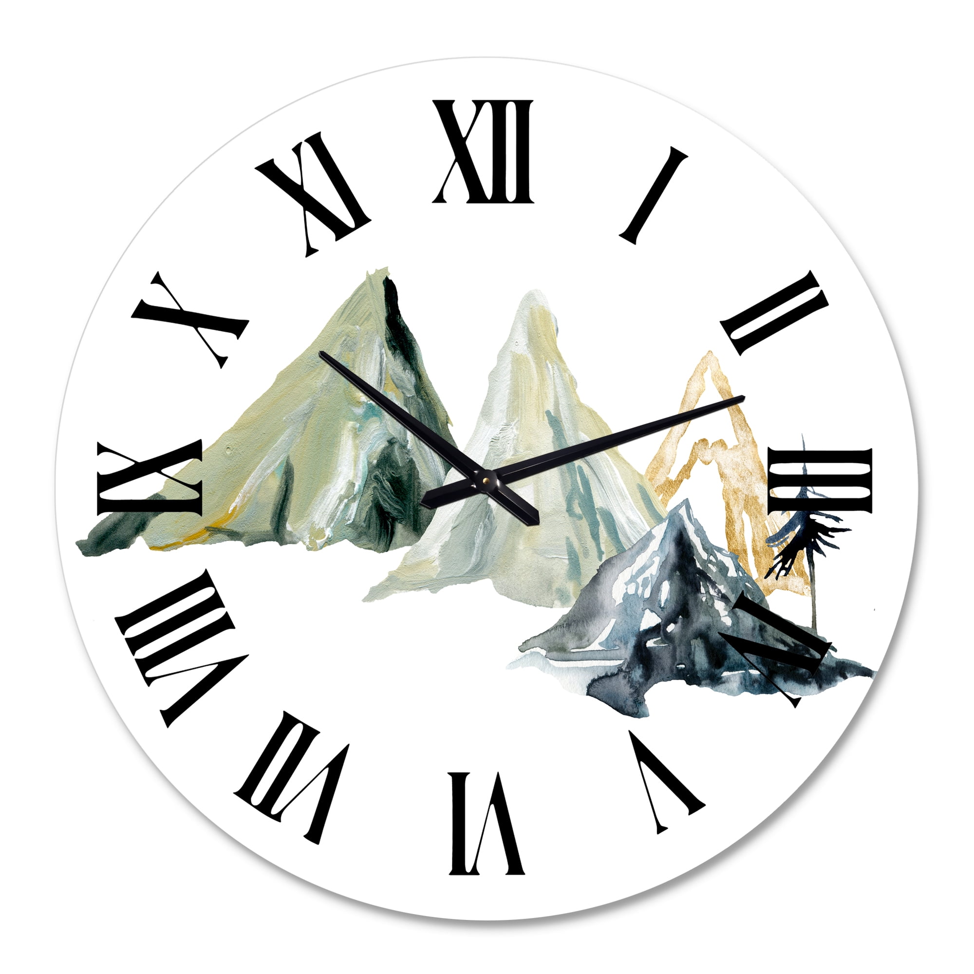Designart 1 in Quartz Modern/Contemporary Wall Clock