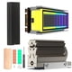 thumbnail image 1 of Disipador Calor 4 PCS Radiador SSD 5V 3PIN ARGB Enfriador Portátil para M.2 2280, 1 of 9