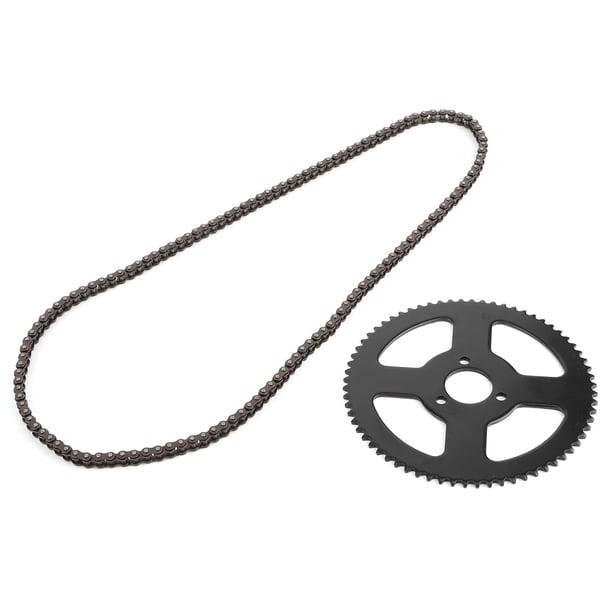 Cadena de Moto, Cadenas de Bicicleta de Bolsillo de Duradera y Duradera Estable, Mini Moto de Bicicleta de Bolsillo Resistente Para Atv de Triciclo Eléctrico