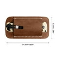 thumbnail image 3 of Leather Horizontal Carry Holster Belt Pocket for Outdoor Camping Hiking EDC Organizer Handmade Durable Pouch, 3 of 4