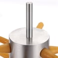 thumbnail image 3 of Accessoire de Perçage pour Plumeau de Poulet en Acier Inoxydable, Plumeau de Poulet à 18 Doigts, Machine de Plumeau pour Enlever les Plumes de Poulet, 3 of 7