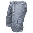thumbnail image 5 of cllios Cargo Shorts Men Quick Dry Lightweight Short Pants with Zipper Pockets Elastic Drawstring Waist with Belt Loops Hiking Outdoor Casual Summer Shorts, 5 of 7