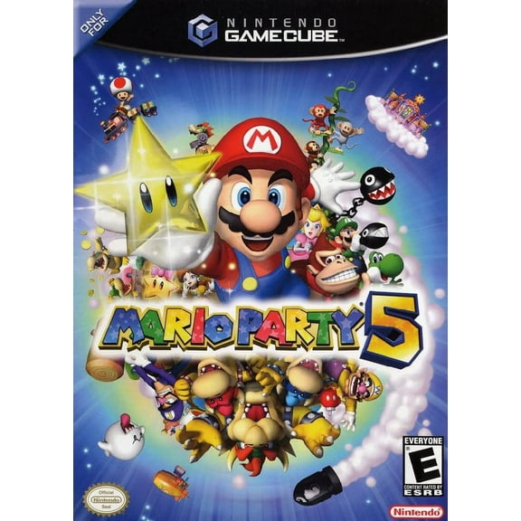 Restored Mario Party 5 (Nintendo GameCube, 2003) Adventure Game (Refurbished)
