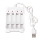 thumbnail image 2 of Cateissary Luz indicadora de de ABS AAA/AA, interfaz USB, juguete eléctrico reutilizable, baterías de Control remoto, adaptador de carga Cargadores de dispositivos electrónicos Blanco, 2 of 6