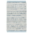 thumbnail image 2 of SAFAVIEH Natura Dimitar Geometric Area Rug, Ivory/Blue, 6' x 6' Square, 2 of 5