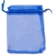 thumbnail image 2 of 100 bolsas de regalo de organza con cordón para joyería, bodas, fiestas, regalos de Navidad, azules, 12 x 9 cm, 2 of 4