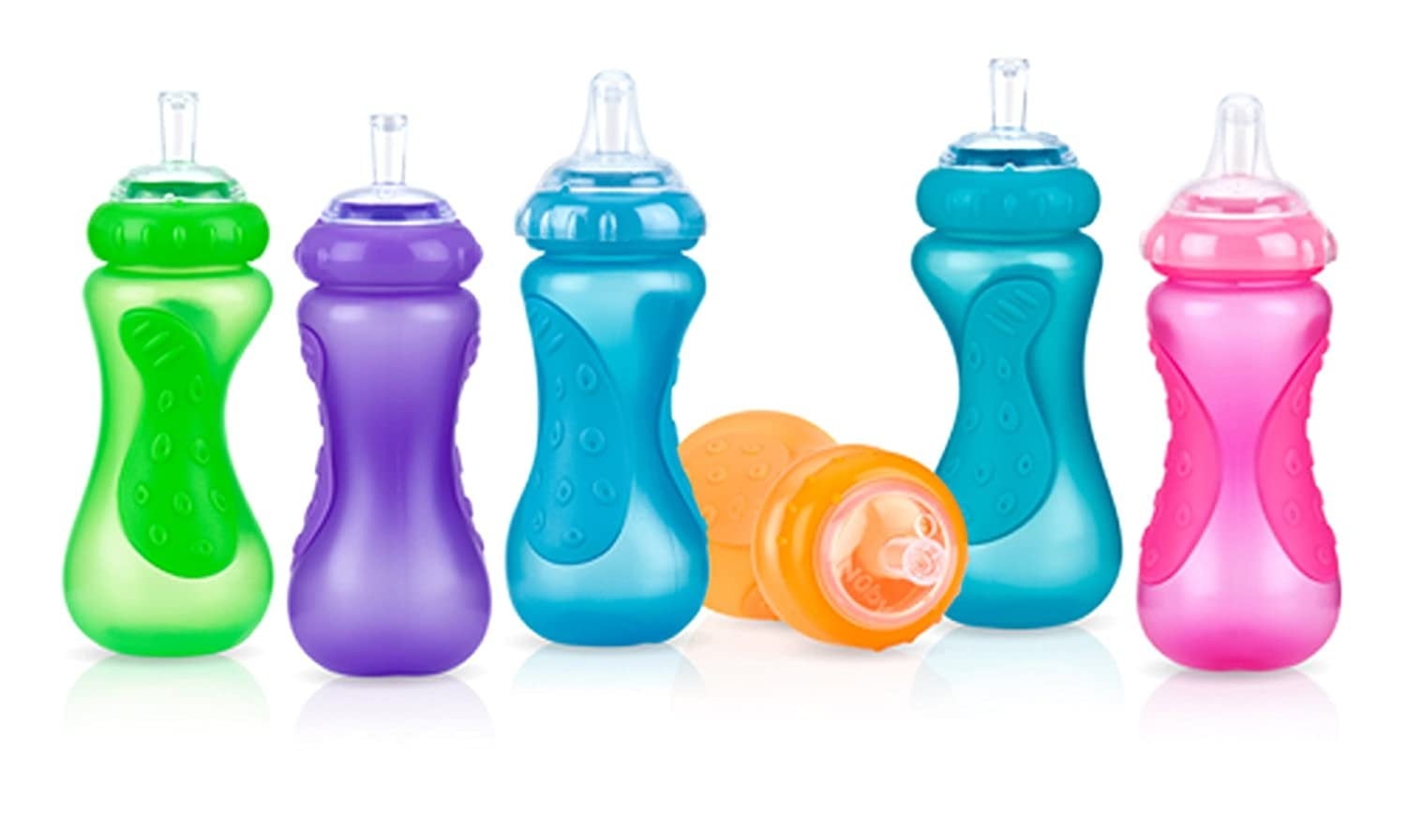 Nuby No-Spill Sport Sipper, BPA-Free, 10 oz