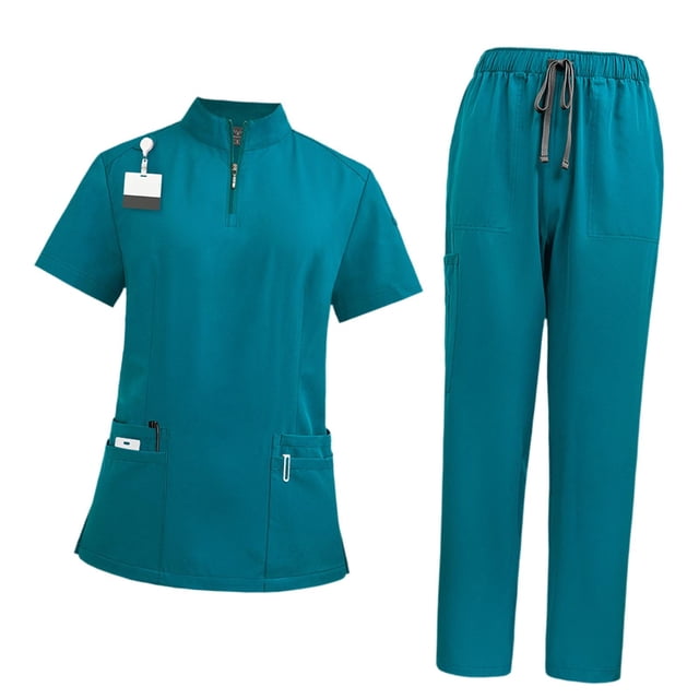 Conjunto De Camiseta Y Pantalones De Enfermería Para Salón De Belleza, SPA, Cosmetología, Peluquero De Mascotas