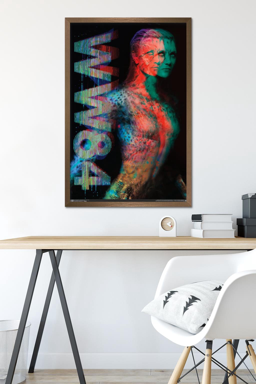 DC Comics Movie - Wonder Woman 1984 - Cheetah Graphic Wall Poster, 22.375" x 34", Framed