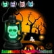 thumbnail image 5 of Xihbxyly Farol de Halloween con Luz Led para Colgar, Plástico Abs, Decoración para Interiores y Exteriores, Ambiente Festivo, Funciona con Pilas, Incluye Gancho y 3 Pilas Lr1130., 5 of 7