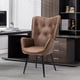 thumbnail image 1 of Silla Sillón Sofá individual Moderno Cómodo, Marrón FurnitureR Moderno, 1 of 7