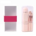thumbnail image 1 of Royalbelle 8-In-1 Makeup Brush Set with Transparent Box Multi-Functional Portable Square Retractable Makeup Brushes for Travel, 1 of 7