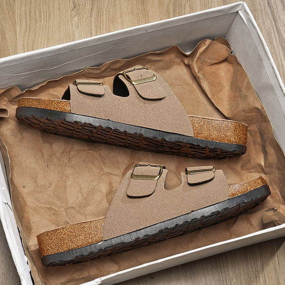 Sandales d'Été pour Hommes 2024 Grandes Pantoufles Boken pour Extérieur Couples Intérieur Semelle Souple Salle de Bain Antidérapante Super Tendance