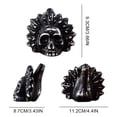 thumbnail image 4 of Auténtico Silbato Azteca Coleccionable Muerte para Halloween () Blanco, 4 of 4
