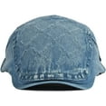thumbnail image 3 of CoCopeaunts Newsboy Cap Spring Autumn Hat for Men Women Adjustable Ivy Cap Beret Hat Male Female Denim Cabbie Hat, 3 of 7