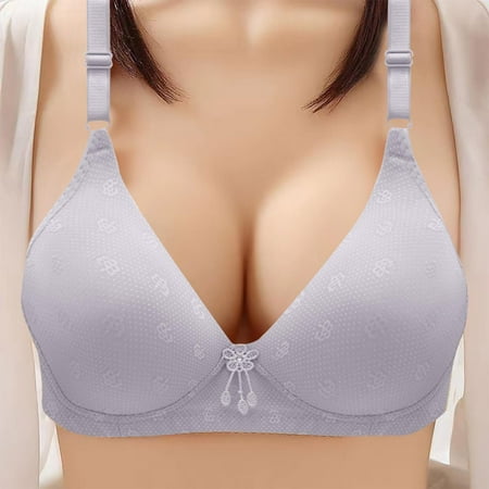 yievot Wireless Support Bras for Women Full Coverage And Lift Bras Wirefree Bralette Minimizer Bra For Everyday Comfort on Clearance