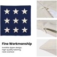 thumbnail image 6 of 4th of July Pillow Covers 18 X 18 Inch Set of 2 Patriotic Blue Stars Decorative Throw Pillow Covers Memorial Day Independence Day Pillowcase for Couch Home Sofa Outdoor Decor, 6 of 6