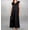 Black, variant on Women's Shadowline 32737 Silhouette 53 Inch Gown (Black S)
