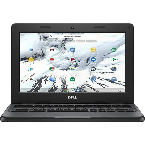Pre-Owned Dell Chromebook 3100 11.6" Celeron 1.1GHz 4GB RAM 32GB SSD P30T001 - Black