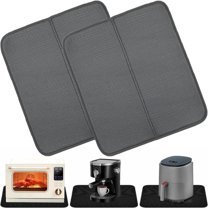 Bexikou 2 Pack Absorbent Dish Drying Pad for Kitchen Counter, Microfiber Dish Drying Mat,15.74 x 17.72 inch Absorbent Dish Drainer Mats for Countertops Sinks Draining Racks