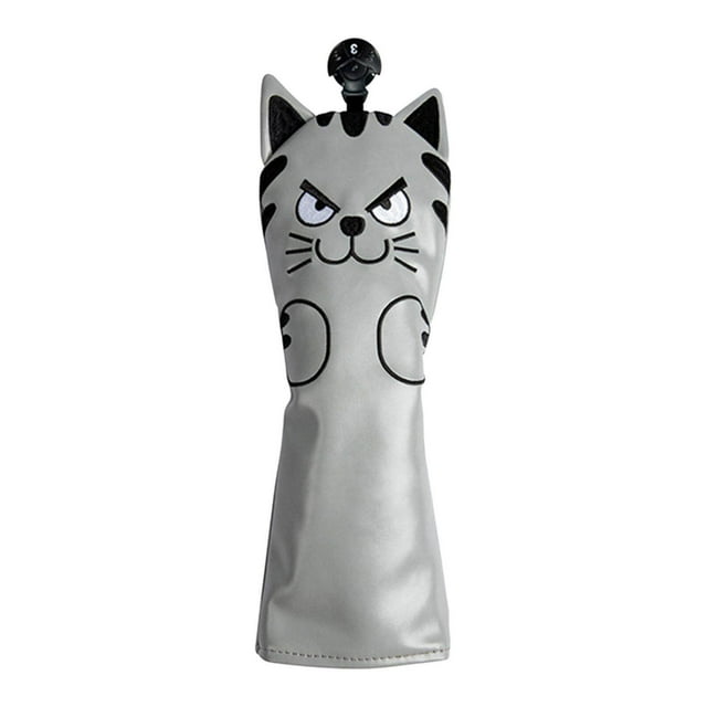 kurtrusly Golf Head Covers Mallet Putter Professionals Outdoor Training Equipment UT Wood Grey